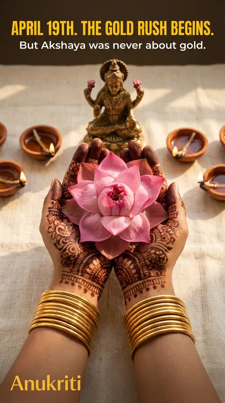 Akshaya Tritiya — gold coins and sacred offerings