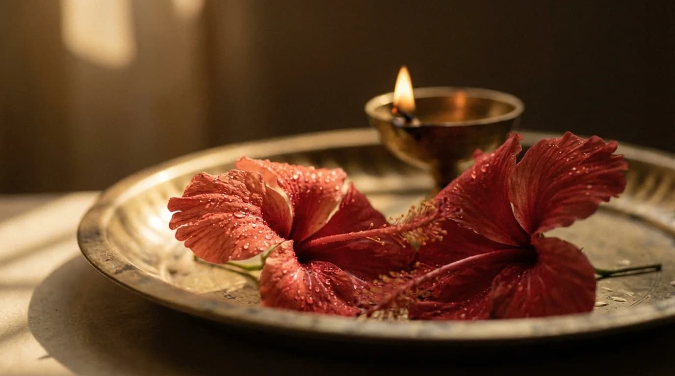 Sacred Flowers of Puja