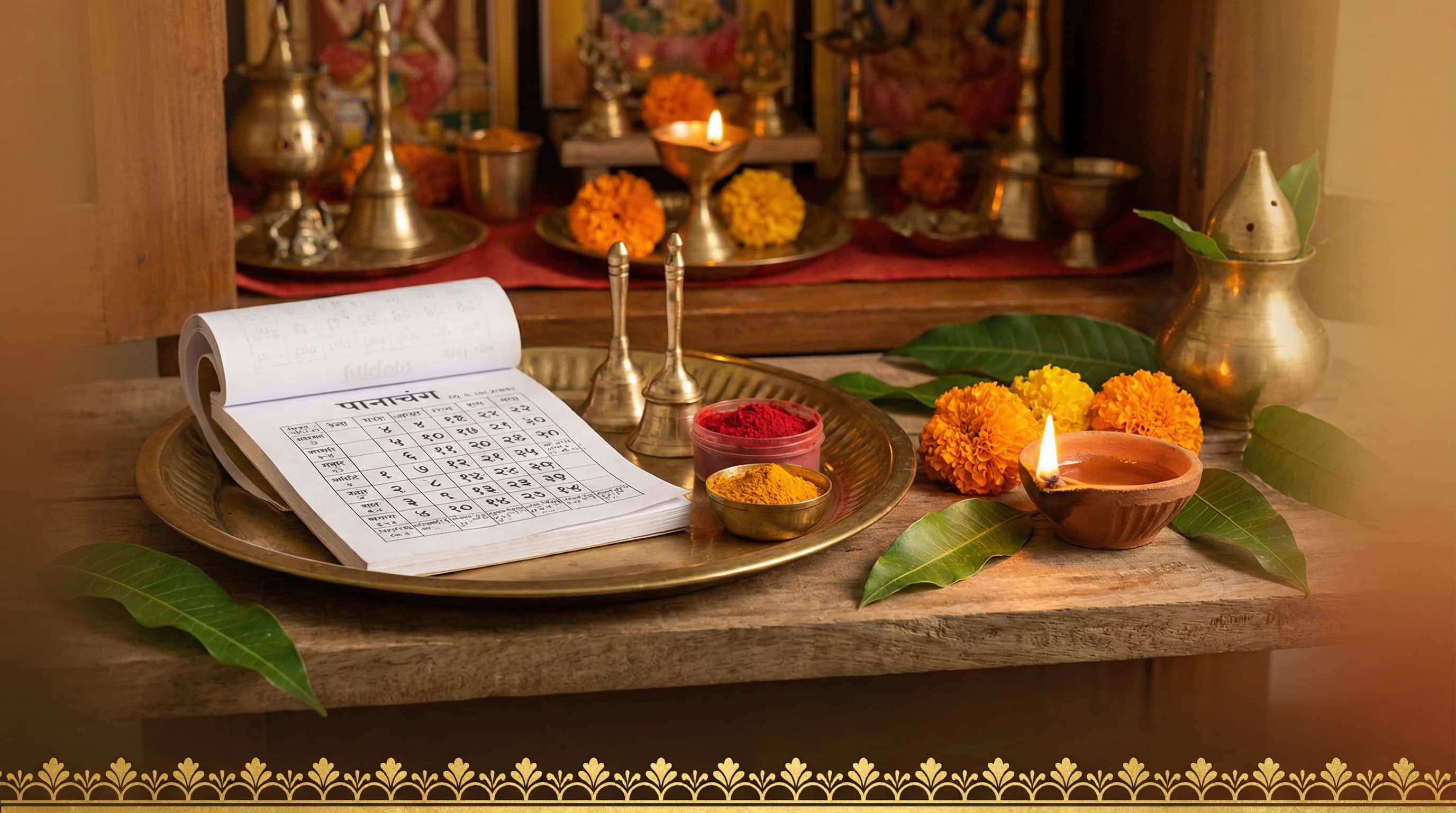 Festival Calendar — upcoming observances with recommended mantras
