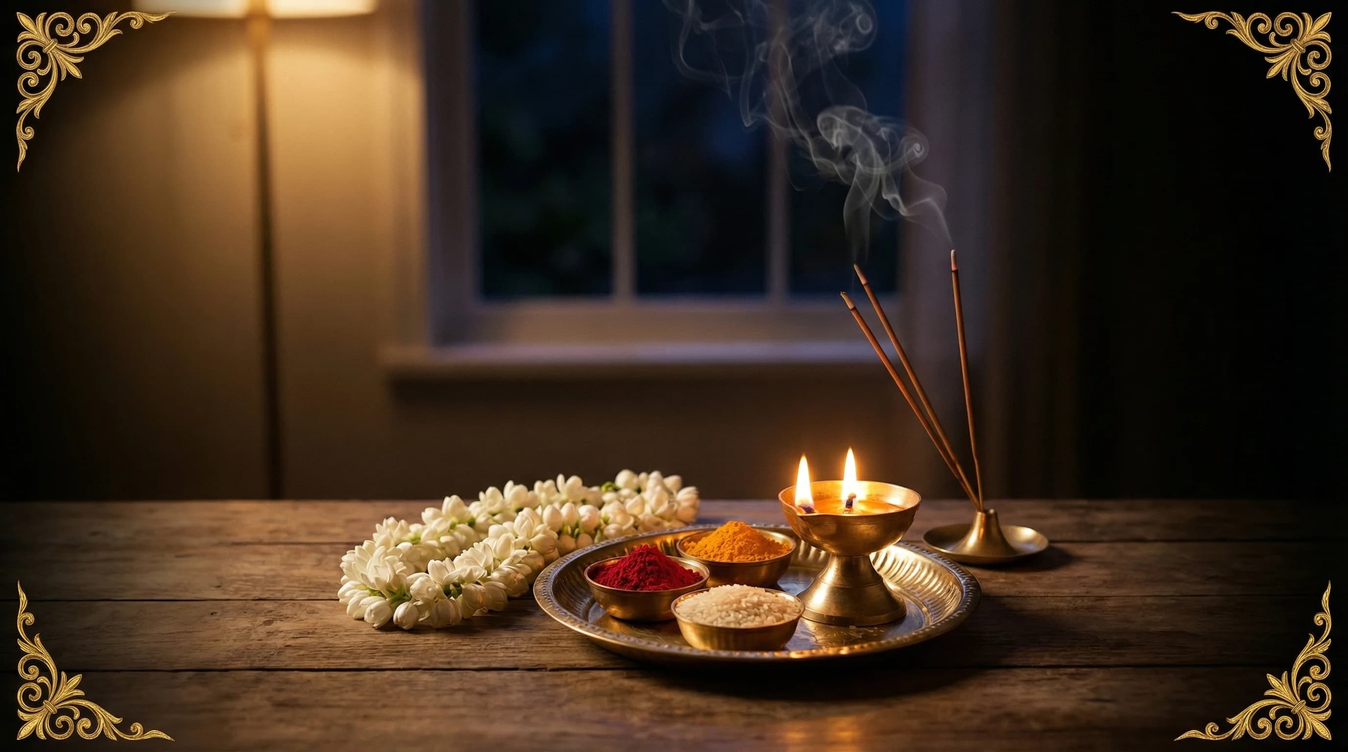 Pooja Mode — listen and follow along with Devanagari text