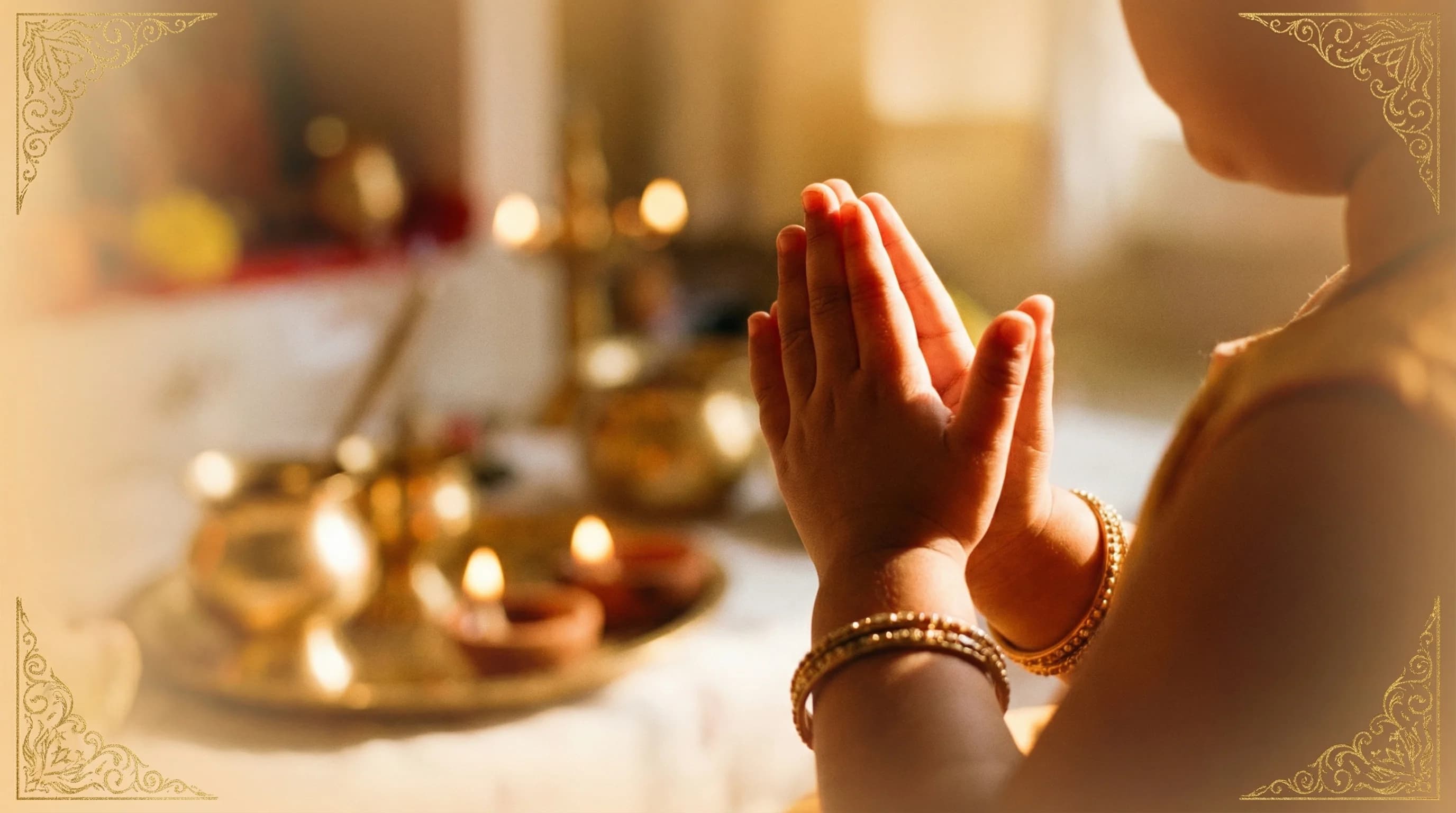 Diverse Indian families united in prayer across generations